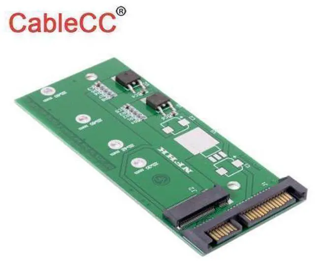 Main image of Cablecc M.2 NGFF PCI-E 2 Lane SSD to 7mm 2.5" SATA 22pin Hard Disk Case PCBA for X240S Y410P Y510P E431 E531