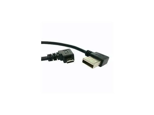 Alt view image 4 of 5 - Left Angled 90 Degree Micro USB Male to USB Left Angled Data Charged Cable 20cm
