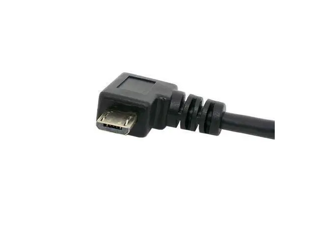 Alt view image 5 of 5 - Left Angled 90 Degree Micro USB Male to USB Left Angled Data Charged Cable 20cm