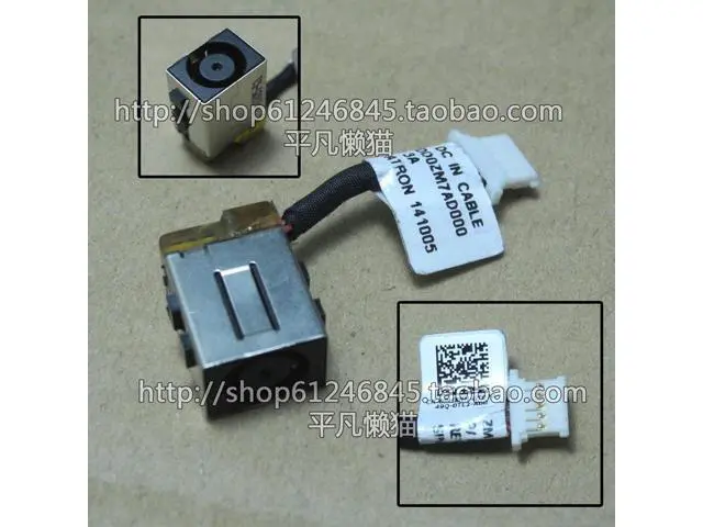 Alt view image 2 of 2 - DC Power Jack with cable For Dell Inspiron 11 3135 3137 3138 3197 laptop DC-IN Flex Cable 0PHXNH