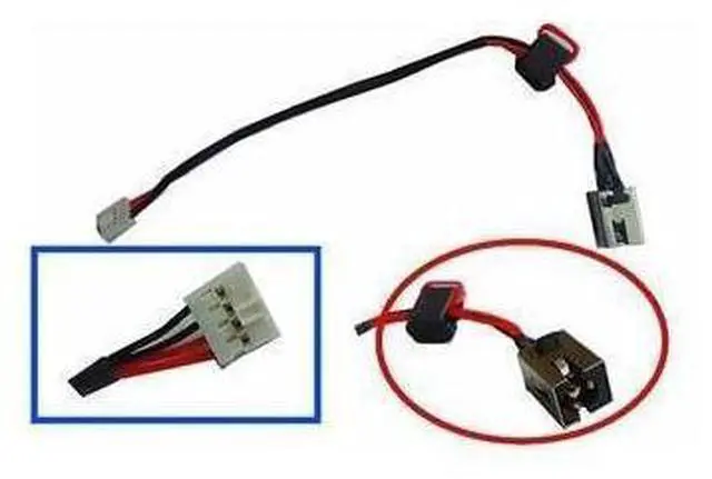 Alt view image 3 of 3 - DC Power Jack with cable For Lenovo S300 S400 S405 S410 S415 S40-70 laptop DC-IN Flex Cable