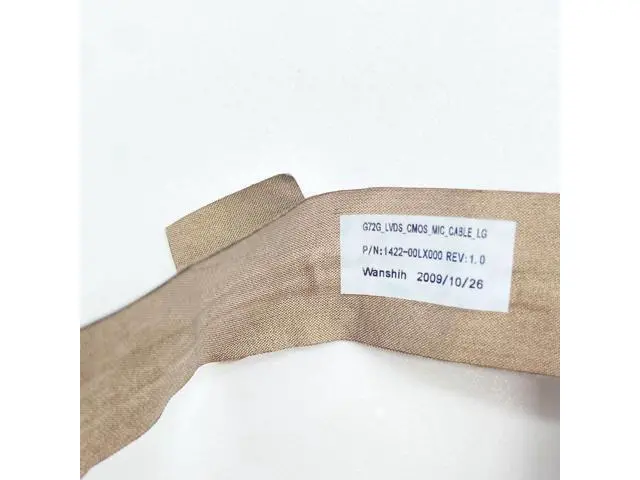 Alt view image 4 of 4 - Video screen Flex cable For Asus GG72GX G71V G71GX G72G laptop LCD LED Display Ribbon Camera cable 1422-00LX000