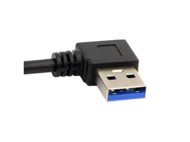 Alt view image 3 of 5 - USB-C 3.1 Angled Reversible to 90D Right Angled USB 3.0 Cable for Laptop Phone