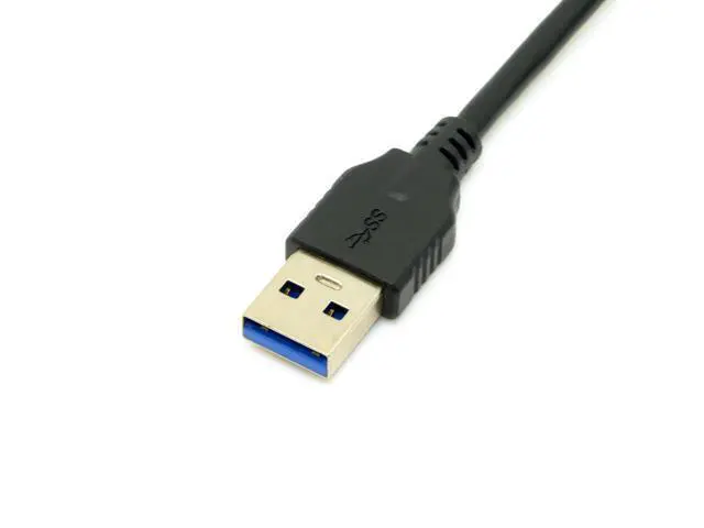 Alt view image 2 of 5 - Reversible Design USB 3.0 3.1 Type C Male Connector to Standard Type A Male Data Cable