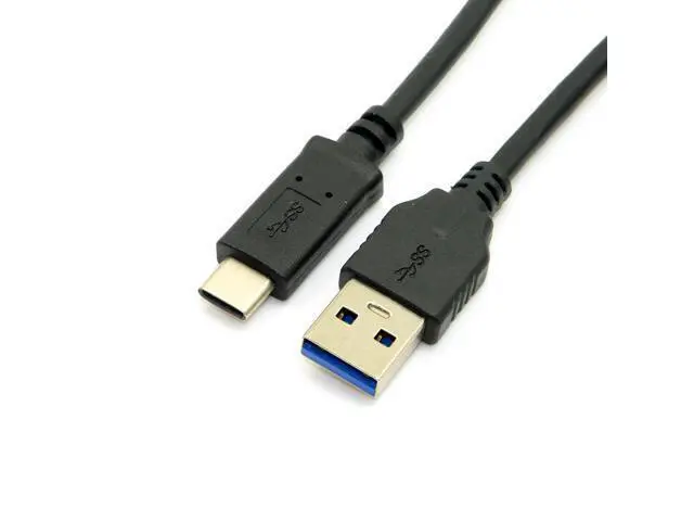 Alt view image 5 of 5 - Reversible Design USB 3.0 3.1 Type C Male Connector to Standard Type A Male Data Cable