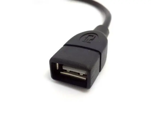 Alt view image 3 of 3 - 90 Degree Down Angled Type USB 2.0 A Male to USB A Female Cable 20cm