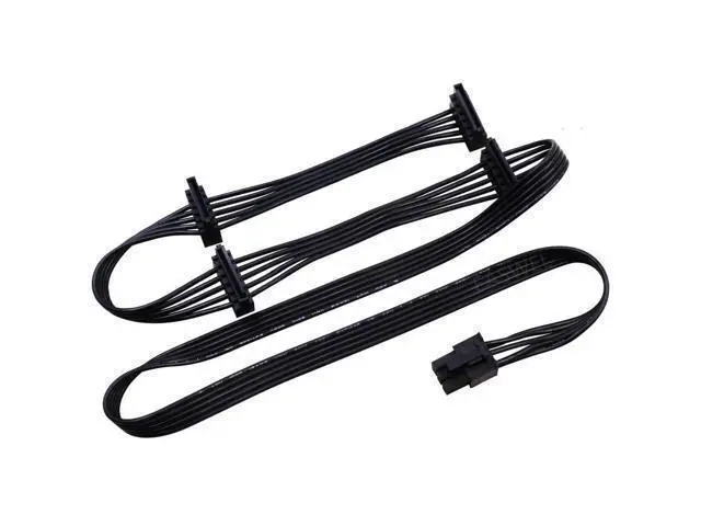 Alt view image 2 of 2 - Cable de alimentación Modular de 6 pines macho a 4 SATA para SeaSonic 850W 80 + M1211-850 de bronce