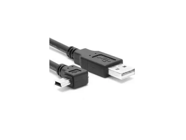 Alt view image 2 of 5 - CableCC 5pin Mini USB Male Left Angled B Type 90 Degree to USB 2.0 A Male Data Cable 0.5M