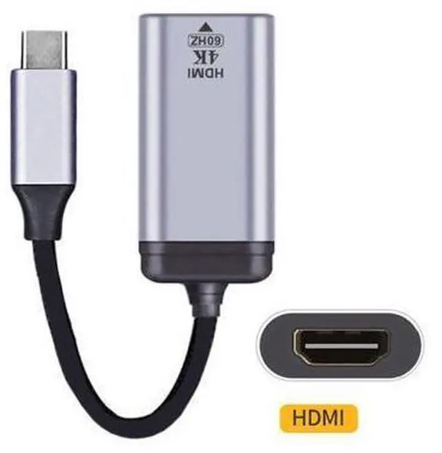 Main image of USB-C Type C to HDMI-compatible Cable HDTV Adapter 4K 60hz 1080p for Tablet & Phone & Laptop