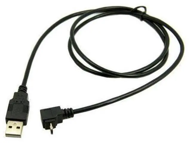Main image of 1m Up Angled 90 Degree Micro USB Male to USB Data Charge Cable for Cell Phone & Tablet