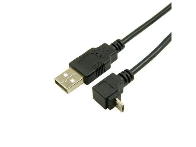 Alt view image 2 of 5 - 1m Up Angled 90 Degree Micro USB Male to USB Data Charge Cable for Cell Phone & Tablet