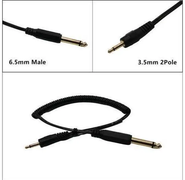 Main image of Câbles Audio AUX 3.5mm à 6.35mm, câble mâle à mâle, cordon extensible à 2 pôles