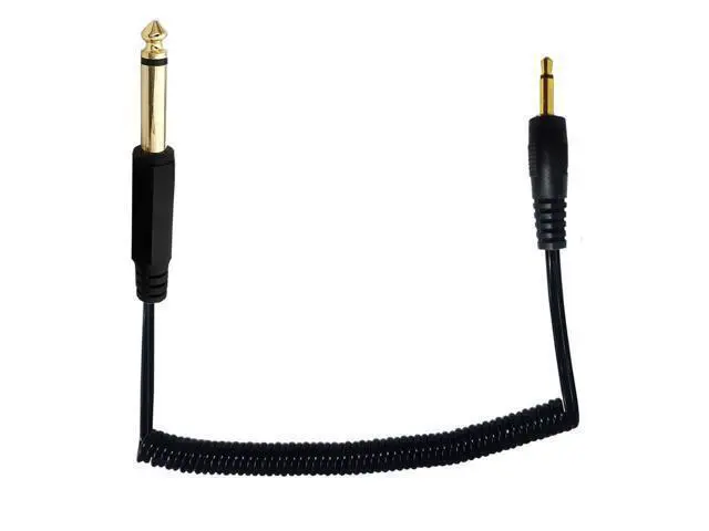 Alt view image 2 of 2 - Câbles Audio AUX 3.5mm à 6.35mm, câble mâle à mâle, cordon extensible à 2 pôles