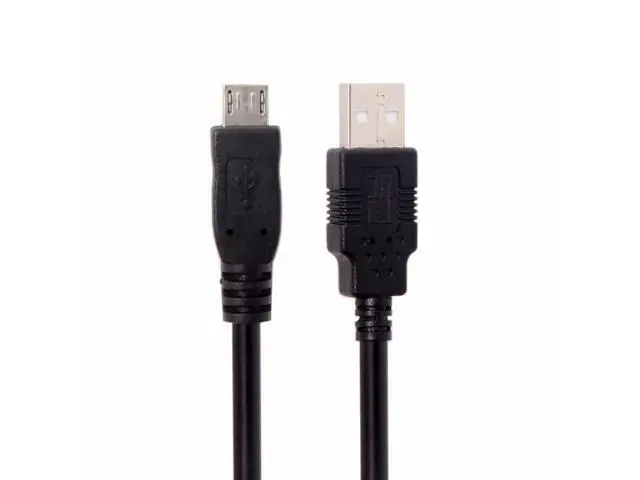 Alt view image 3 of 3 - USB 2.0 Type A Male Data Cable to Micro USB 5Pin for Tablet & Cell Phone & Camera 3m