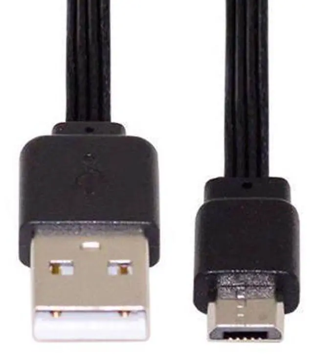 Main image of 13cm USB 2.0 Type-A Male to Micro USB Male Data Flat Slim FPC Cable for FPV & Disk & Phone