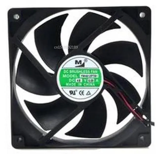 Main image of Para YM4812PTB1 ventilador de refrigeración de doble rodamiento de bolas CC 48V 4,32 W 0.09A 12025 12cm 120*120*25mm 2 cables envío gratis