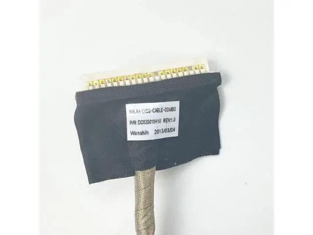 Alt view image 4 of 4 - Video screen Flex cable For Toshiba SATELLITE Pro L670 L675 laptop LCD LED Display Ribbon Camera cable DC020011H10