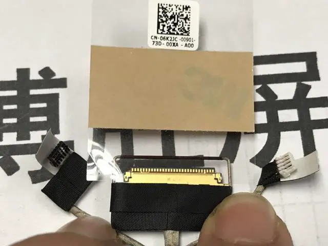 Alt view image 4 of 4 - Video screen Flex cable For Dell Dell Inspiron 7000 15 7560 7572 laptop LCD LED Display Ribbon Camera cable 06K2JC DC02002IA00