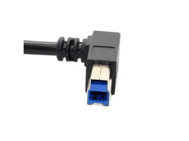 Alt view image 3 of 3 - 90 D Left angled USB 3.0 B Type Male to 3.0 Motherboard 19pin Header Cable 50cm