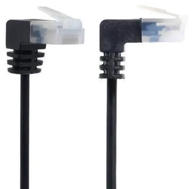 Main image of Ultra Slim Cat6 Ethernet Cable RJ45 Up Angled 25cm UTP Network Cable Patch Cord