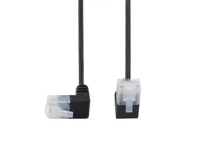 Alt view image 2 of 6 - Ultra Slim Cat6 Ethernet Cable RJ45 Up Angled 25cm UTP Network Cable Patch Cord