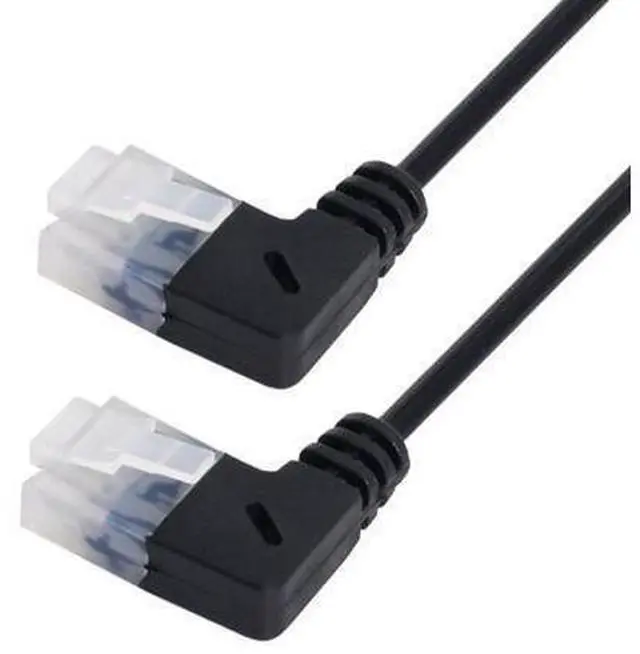 Main image of Ultra Slim Cat6 Ethernet Cable RJ45 Up Angled 25cm UTP Network Cable Patch Cord