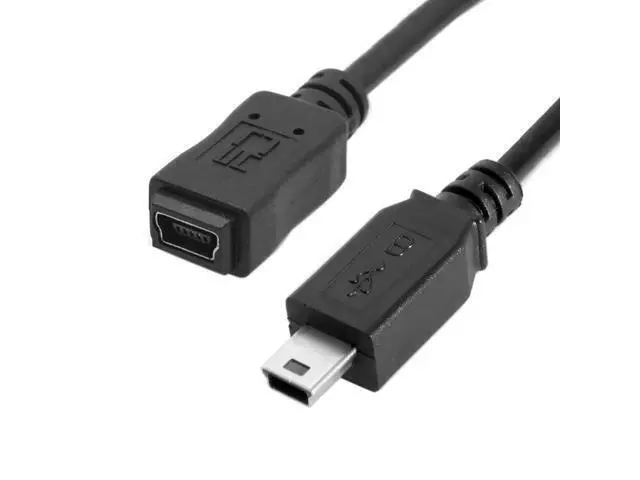 Alt view image 5 of 5 - Cablecc USB 2.0 Hi Speed Mini USB 5pin Male to Female Extension Adapter Cable 150cm 5ft