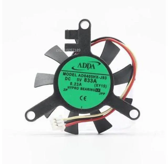 Main image of Ventilador de refrigeración para portátil ADDA AD0405HX-J93, 5V, 0.23A, 3 cables