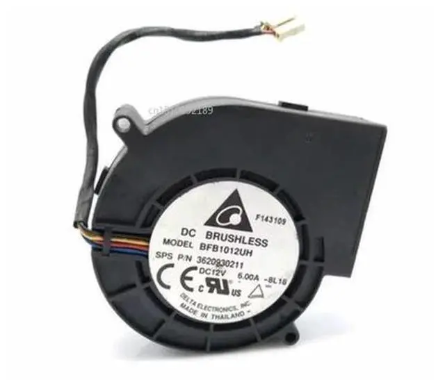 Main image of Extractor de turbina ultra violento 9733 12V 6A BFB1012UH control de velocidad PWM de cuatro cables