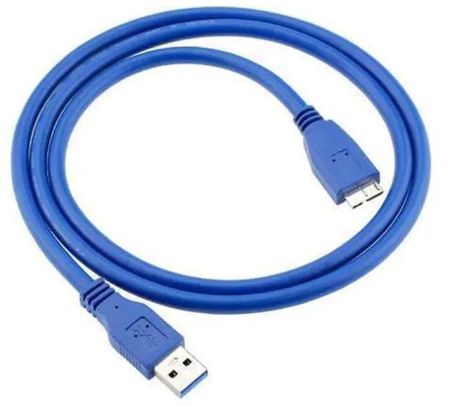 Main image of Standard A Type USB 3.0 Male to Micro B Male Adapter Cable 3.28ft 1m Blue