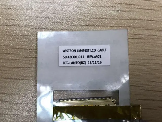 Alt view image 2 of 4 - Video screen cable For Lenovo B490S B4450S B4450SA LB445s LB49S B495s laptop LCD LED Display Ribbon cable LM491ST 50.43O01.011