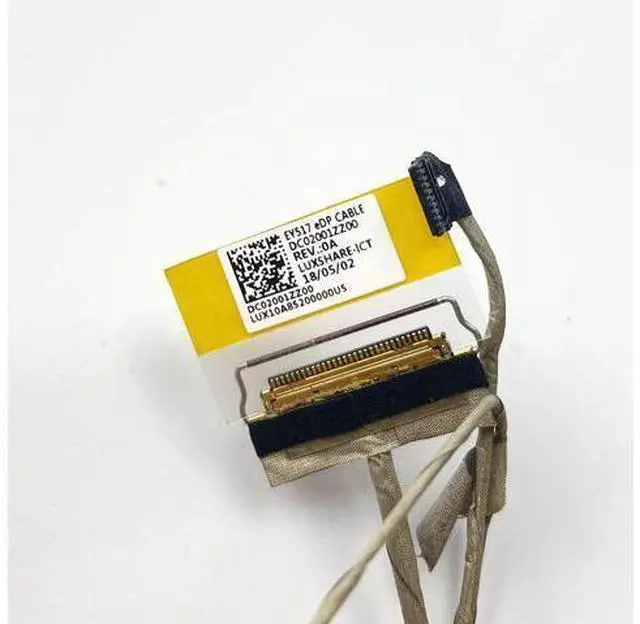 Alt view image 3 of 4 - Video screen Flex cable For Lenovo Y7000 Y7000-15 Y530 EY517 laptop LCD LED Display Ribbon cable DC02001ZZ00 DC02001ZZ10