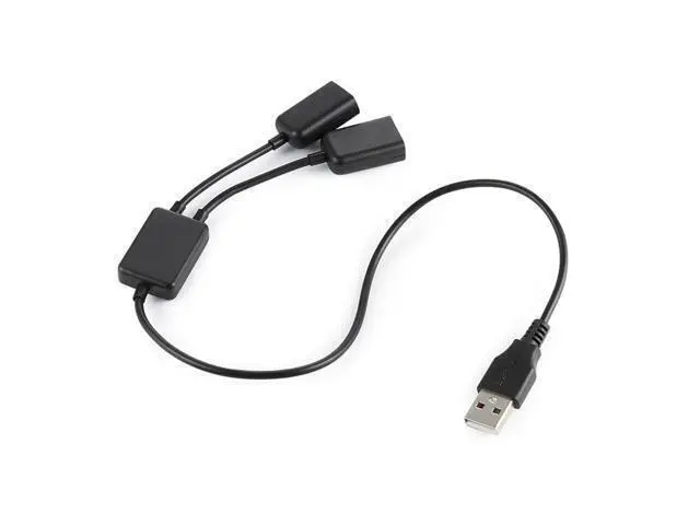 Alt view image 4 of 5 - USB 2.0 Dual Ports Hub Cable Bus power For Laptop Macbook Notebook PC & Mouse & Flash Disk