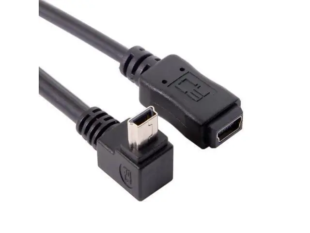 Alt view image 5 of 5 - Extension Cable 5p 90d Male Female Gps Mini Usb To Up Direct Angled
