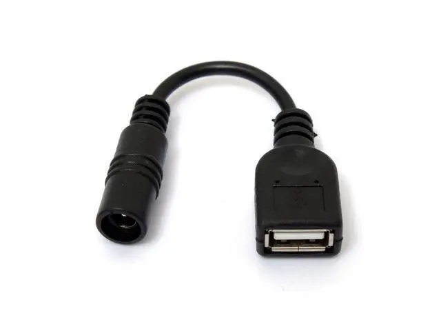 Alt view image 2 of 3 - 5V USB Female to DC Power Jack 5.5 2.1mm Charge Cable for Cell Phone & Tablet