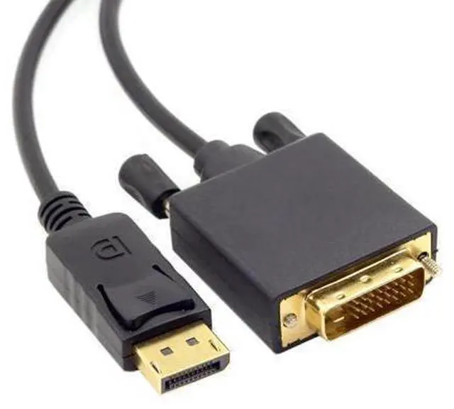 Main image of DisplayPort DP Male to DVI Male Single Link Video Cable for DVI monitor 6ft 1.8m
