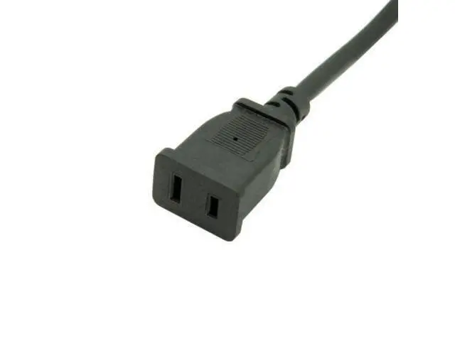 Alt view image 4 of 7 - CYDZ USA Outlet Saver Power Extension Cord Cable 2-prong 2 Outlets 50 cm