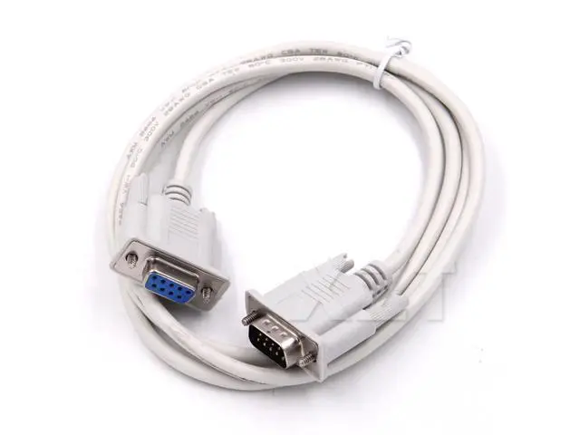 Alt view image 4 of 6 - AT 5PCS Serial RS232 9-Pin Male To Female DB9 9-Pin PC Converter Extension Cable