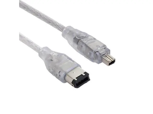 Alt view image 2 of 3 - ILink Adapter Cord Cable 1394 6Pin to Firewire 400 IEEE 1394 4 Pin Male for Camera Camcorder