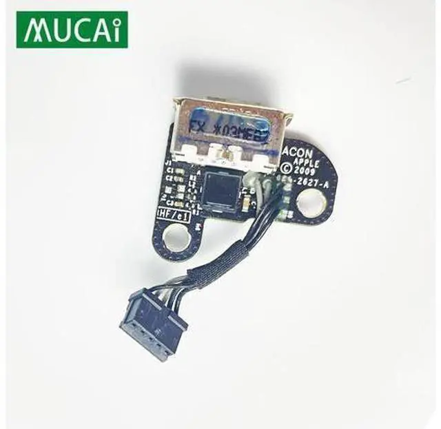 Main image of DC Power board Jack with cable For Apple Macbook A1342 13 13.3 MC207 MC516 2009 2010 laptop DC-IN Flex Cable 820-2627-A 922-9176