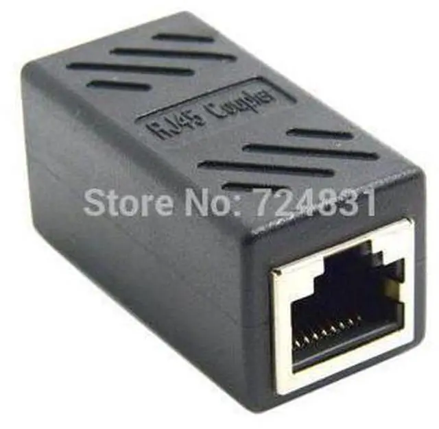 Alt view image 3 of 5 - CAT6 RJ45 Female to Female Lan Connector Ethernet Network Cable Extension Adapter With Shield