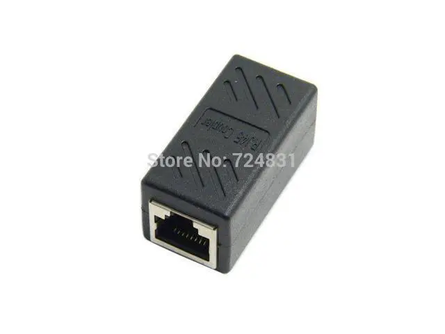 Alt view image 4 of 5 - CAT6 RJ45 Female to Female Lan Connector Ethernet Network Cable Extension Adapter With Shield
