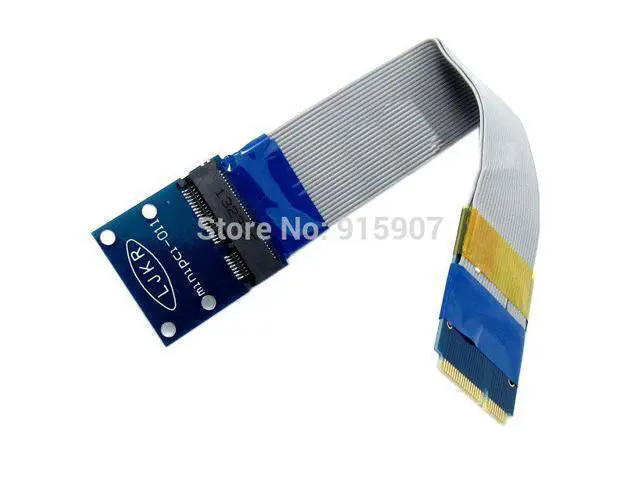 Alt view image 2 of 3 - Flexible Mini PCI Express PCI-e Mini Card Extender 52pin Male to Female Extension FFC Cable