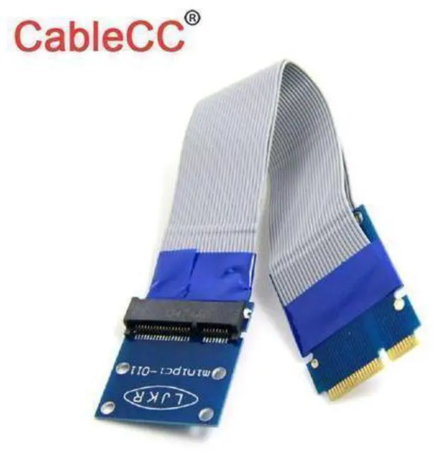 Main image of Flexible Mini PCI Express PCI-e Mini Card Extender 52pin Male to Female Extension FFC Cable