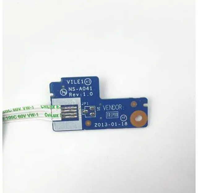 Alt view image 4 of 4 - For Lenovo ThinkPad E440 E431 laptop Power Button Board with Cable switch Repairing Accessories VILE1 NS-A041 04X1074