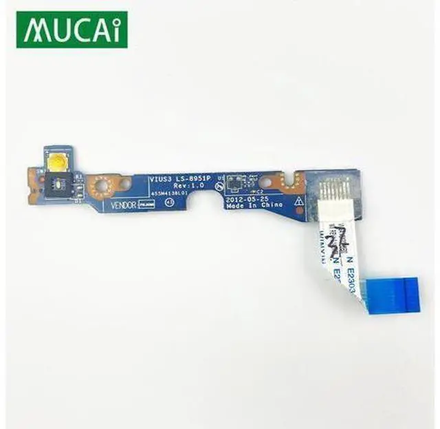 Main image of For Lenovo S300 S310 S400 S405 S410 S415 S40-70 laptop Power Button Board with Cable switch Repairing Accessories VIUS3 LS-8951P
