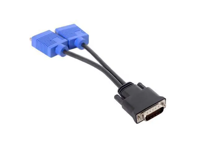 Alt view image 3 of 3 - Dual 15Pin VGA RGB Female to DMS-59pin Male Splitter Extension Adapter Cable for PC Graphics Card