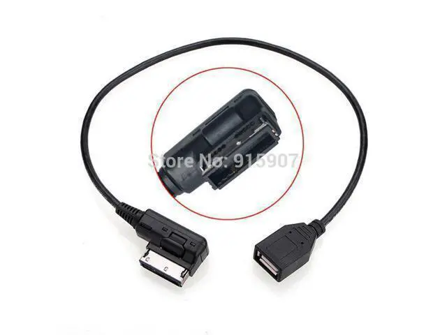 Alt view image 3 of 3 - Media In AMI MDI USB AUX Flash Drive Adapter Cable For Car VW AUDI 2014 A4 A6 Q5 Q7