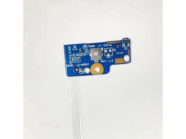 Alt view image 4 of 4 - For HP 15-R 15-R221TX 15-G 250 G3 255 G3 256 G3 TPN-C117 Power Button Board with Cable 749650-001 LS-A991P 455MKL32L01