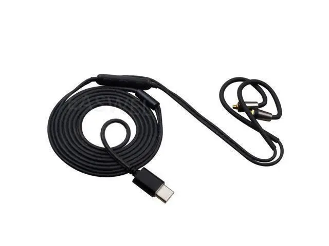 Alt view image 2 of 2 - Cable de Audio MMCX actualizado a USB tipo C, para Shure SE215 SE315 SE535